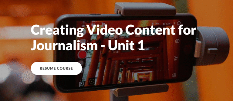 Upskilling Newsrooms: A Scalable Video Content Training Program